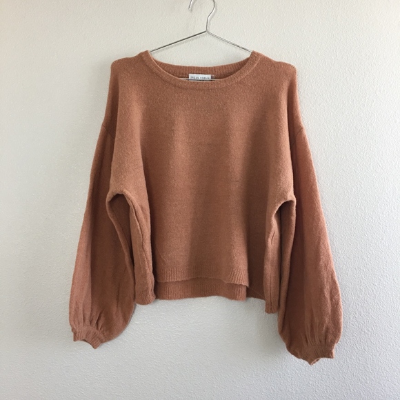 Blouson Sleeve Sweater - DESERT SAND - Picture 2 of 5